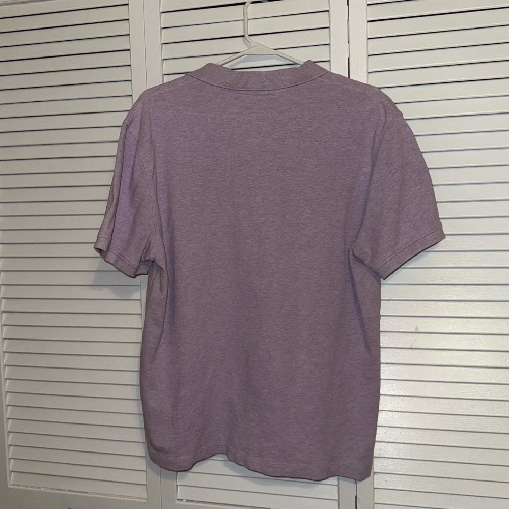 Banana Republic Lavender Pique Polo Shirt